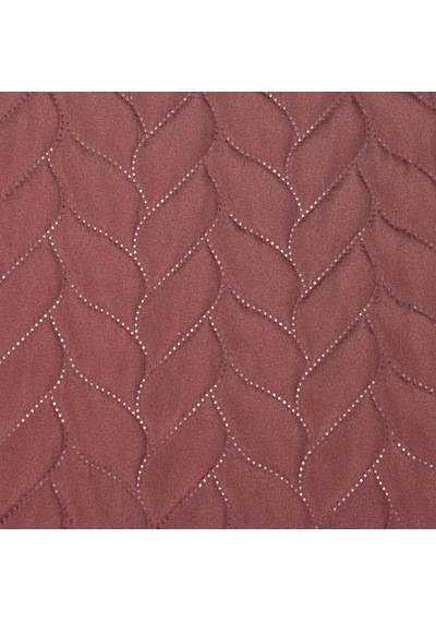 Taç Glory Kendinden Desenli%100 Polyester Yatak Örtüsü Seti, Bordo, Çift Kişilik Diğer