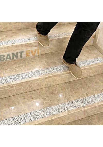 Kum Desenli Merdiven Kaydırmaz Bant 5cmx15m Kum Rengi Kaymaz Bant