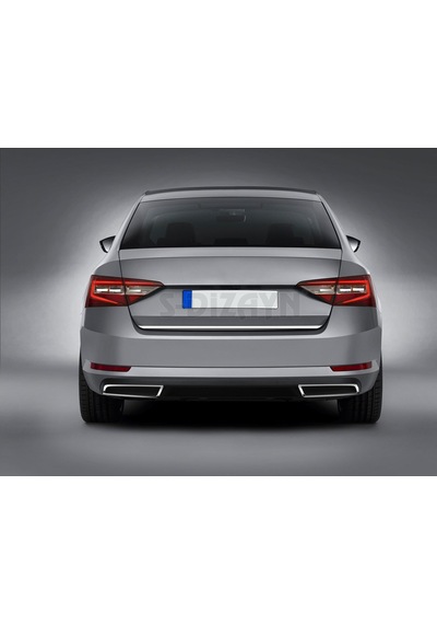 S-Dizayn  Skoda Superb Krom Egzoz Çıkışı 2 Parça 2015-2019