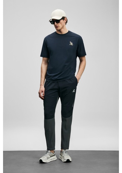 Lufian Mario Modern Grafik Erkek T-shirt 111020283 Lacivert