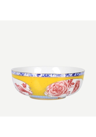 Sarı Porselen Servis Kasesi 17 Cm