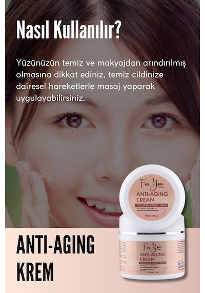 Kırışıklık Ve Yaşlanma Karşıtı Sıkılaştırıcı Etkili Anti-aging Cilt Bakım Kremi 50 Ml
