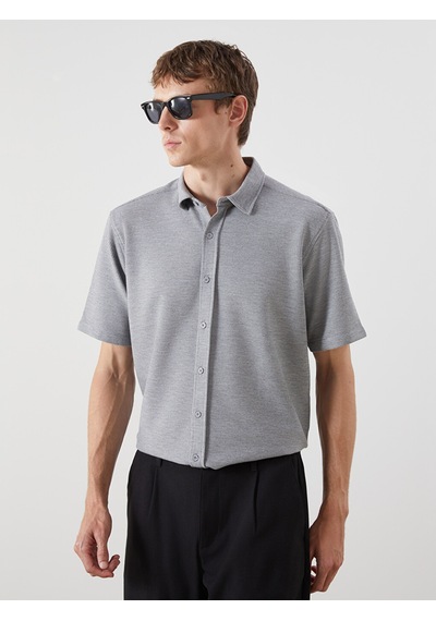 Lcw Vision Gri Slim Fit Erkek Gömlek