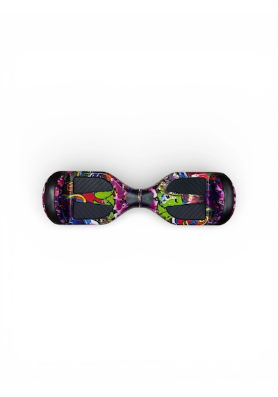 Elektrikli Kaykay Hoverboard Bluetooth Hoparlörlü 6.5 Inch Otomatik Akıllı Denge RS-S5 -Grafiti Mix