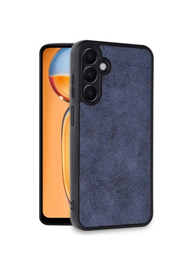 Samsung Galaxy A36 Kılıf Aras Deri Kapak - Lacivert