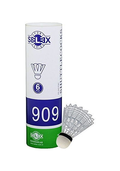 Selex 909 6 Lı Plastik Badminton Topu, Beyaz, Tek Beden Smgstk229711b85d