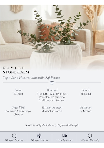 Kaveld Stone Calm El Yapımı Dekoratif Seramik Görünümlü Saksı Çizgi Kabartmalı Minimalist Iç Mekan Saksısı Salon Balkon Ofis Çiçeklik Ev Dekoru Beyaz Kaveld Stone Calm El Yapımı Dekoratif Seramik Görünümlü Saksı Çizgi Kabartmalı Minimalist Iç Mekan Saksısı Salon Balkon Ofis Çiçeklik Ev Dekoru Beyaz