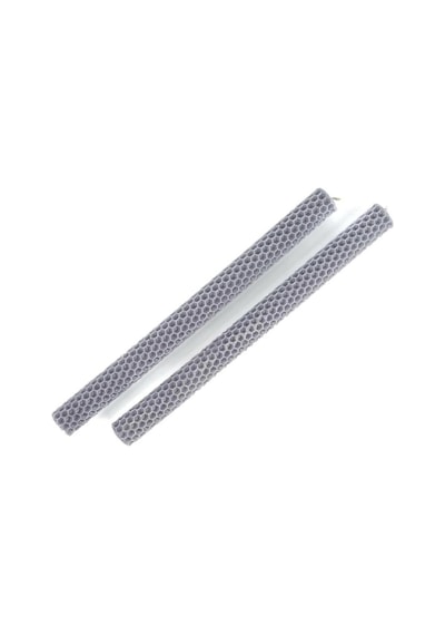 Petek Koyu Gri Mat 25cm 2li Mum Çok Renkli