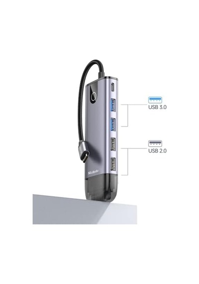 Hu-7420 10in1 Usb Hub Çoğaltici-gri