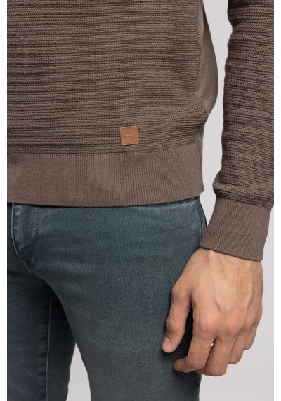 Lee Cooper Duane Erkek O Yaka Kazak Kahverengi-21062 K.vızon