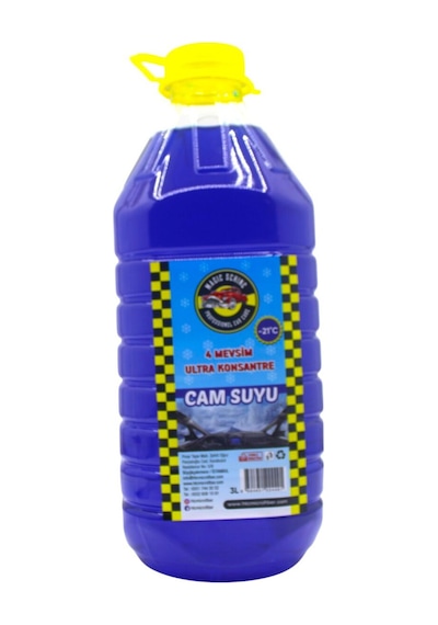 Antifrizli Şampuanlı Cam Suyu 3 Litre