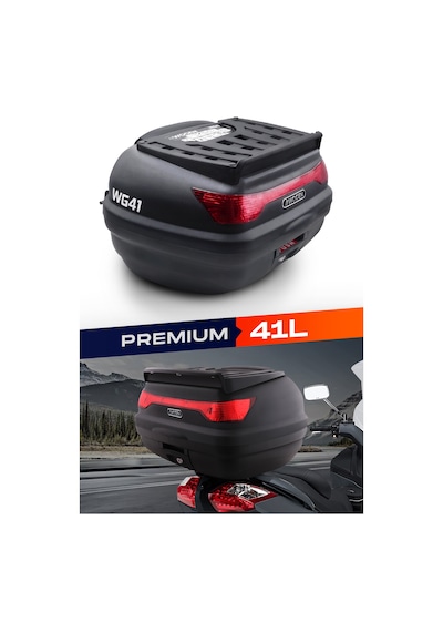 Wogen Wg41 Premium Arka Çanta 41 Litre Siyah + Karbon Dizlik He Siyah