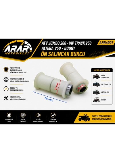 Kuba Atv Jumbo 200-vıp Track 250-altera 250-buggy Ön Salıncak Burcu-arr4007