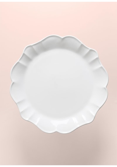 The Mia Grande Pasta Kek Standı Beyaz 32x12 Cm Grd0011