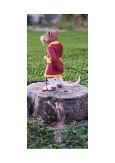Ninja Turtles Splinter Usta 20 Cm Figür Ninja Kaplumbağalar Splinter Usta Figür Versiyon 2