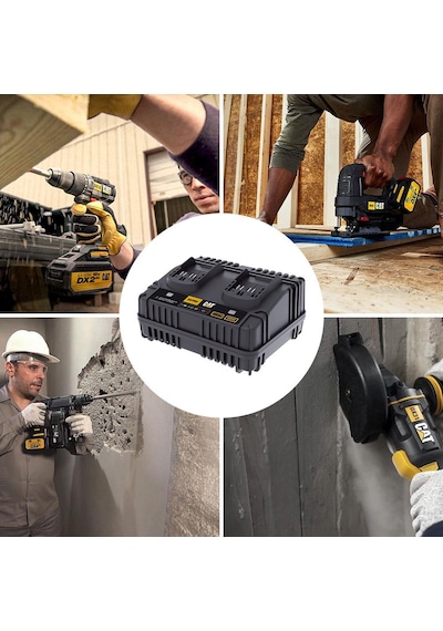 Cat Dxc42 18volt Li-ion One For All Profesyonel İkili Hızlı Akü Şarj Cihazı