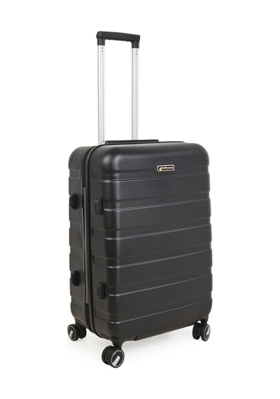 Hoffmannss Titan Orta Boy Abs Valiz - Siyah - 66x45x26 Cm Çok Renkli