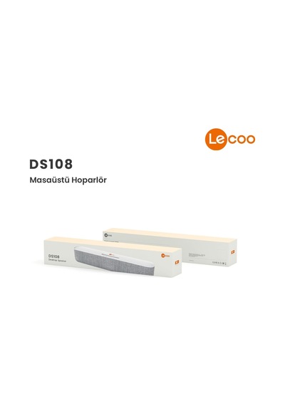 Ds108 Kablosuz Bluetooth 10w Soundbar Taşınabilir Stereo Hoparlör Beyaz