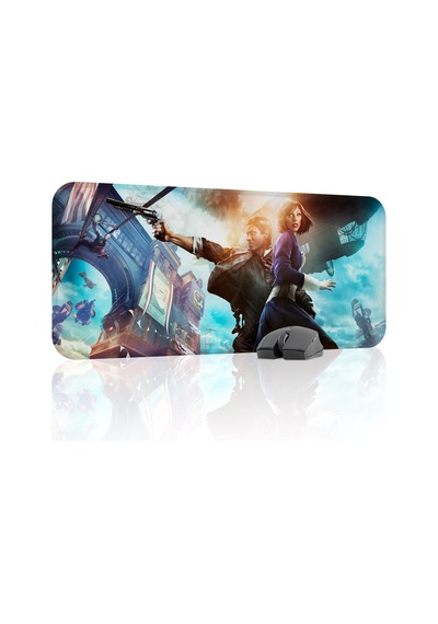 Bioshock Kaymaz Dikişli Kauçuk Oyuncu Mousepad V1 - 70x30 Xl Gaming Mouse Pad Fare Altlığı