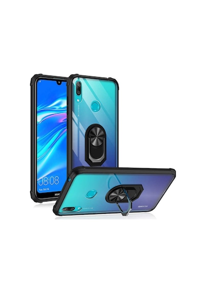 Huawei Y7 Prime 2019 Tam Korumali Yüzüklü Renkli Kenarli Manyetik 544177310
