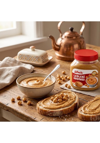 Katkısız Doğal Leblebi Kreması 650 Gr Geleneksel Ve Besleyici Ezme