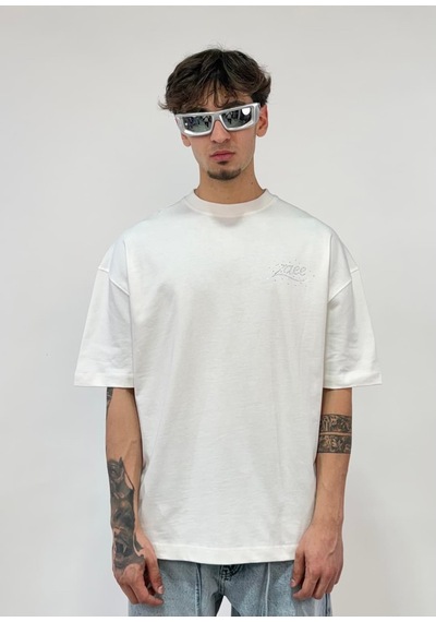 Zaee Signature Oversize Taş İşlemeli Tişört Çok Renkli