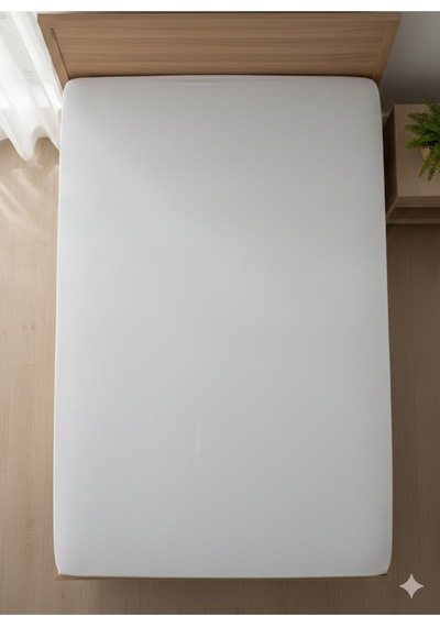 %100 Organik Pamuk Premium Lastikli Çarşaf Çift Kişilik 160x200+30 Dolmabahçe Serisi Gri
