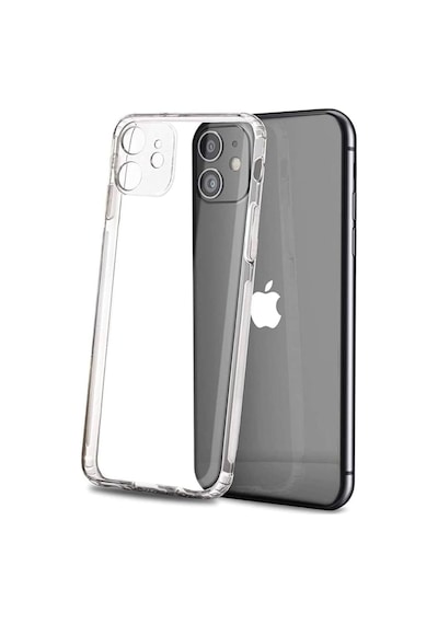 Apple Uyumlu iPhone 11 - Şeffaf Kılıf - Dünya'nın En Kalitelisi - Darbe Emici Kenar Silikon Kapak Kılıf Turuncu