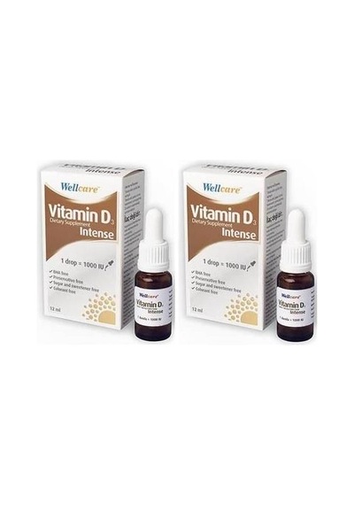 Wellcare Vitamin D3 1000 Iu Intense Damla 12 Ml-2 Adet