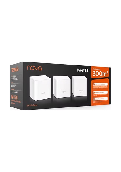 Tenda Nova Mx3 Ax1500 Dual-band Wi-fi 6 Mesh Sistemi 3-pack