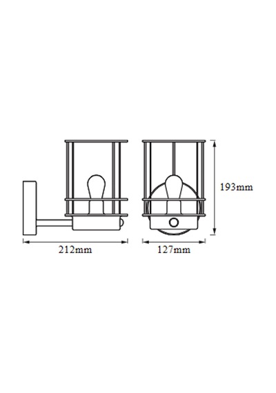 Endura Classıc Post Sens Up E27 St Gri