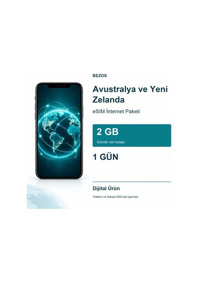 Avustralya Ve Yeni Zelanda Esım İnternet Paketi Günlük 2 Gb 1 Gün