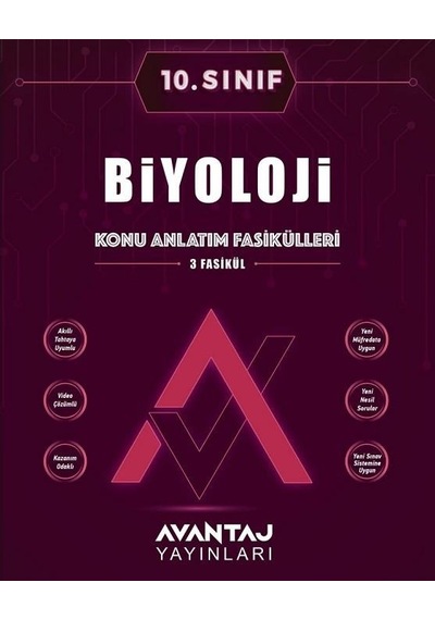 Avantaj 10. Sınıf Biyoloji Konu Anlatım Fasikülleri
