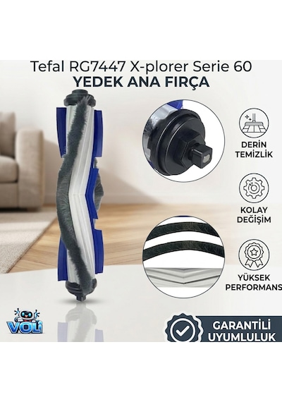 Tefal Rg7447 X-plorer Serie 60 İçin Ana Fırça