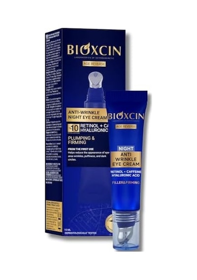 Age Reverse Gece Göz Kremi 15 Ml Retinol, Kolajen, Hyaluronik Asit Ve Bitkisel Kompleks İçerikli Kırışıklık Karşıtı Ve Aydınlatıcı Etki
