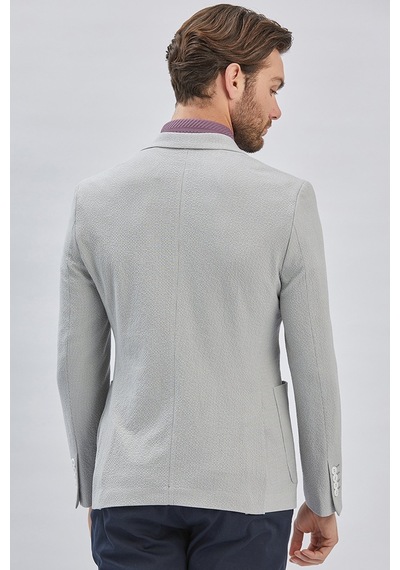 İmza Gri Desenli Kırlangıç Yaka Likralı 6 Drop Slim Fit Dar Kesim Casual Ceket 1002240155-gri Gri İmza Gri Desenli Kırlangıç Yaka Likralı 6 Drop Slim Fit Dar Kesim Casual Ceket 1002240155-gri Gri