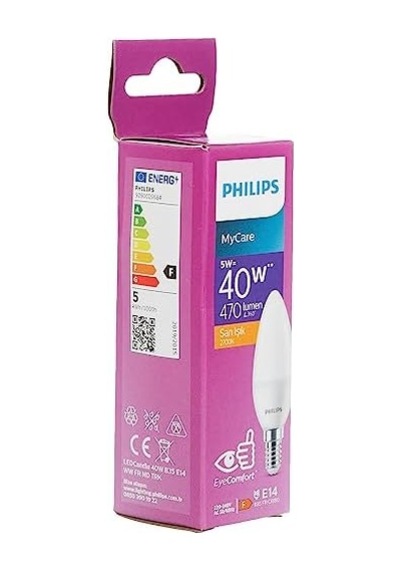 Ledcandle 40w B35 E14 Sarı Işık