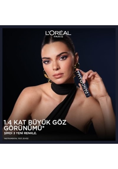 Mavi Renkli Hacim Verici Maskara Büyük Boy 00