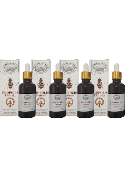 Emr Kervan Herbs Garden Sivi Propolis Ekstrakt 50 ML 4 Adet
