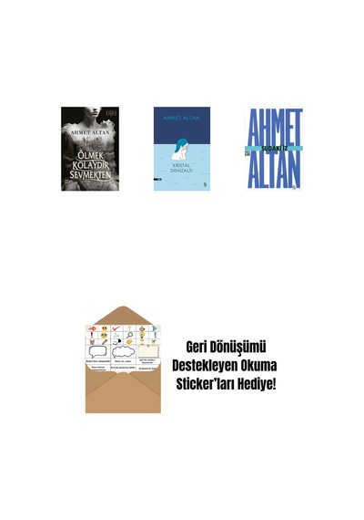 Ölmek Kolaydır Sevmekten + Kristal Denizaltı + Sudaki İz Cep Boy + Okuma Sticker'ları