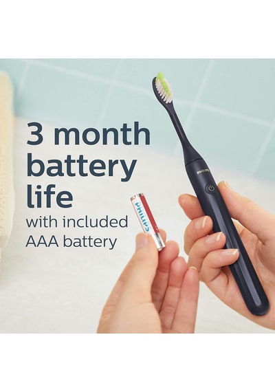 Philips One Sonicare Bd1002-Az Pilli Diş Fırçası + Fırça Başlığı 2'li Mavi