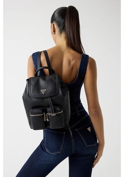 Guess Manhattan Iı Flap Ba Siyah Kadın Sırt Çantası Hwbg7118310