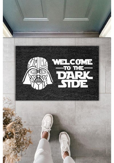 Dormot 1dekoratif Dijital Baskı - Füme Star Wars Paspas - Iç Ve Dış Mekan Paspas Siyah