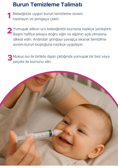 Bebek Burun Temizleme Şırıngası 2'li