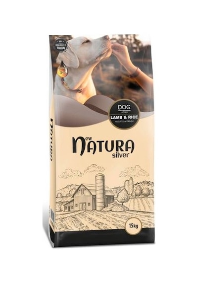 Natura Silver Kuzu Etli Yetişkin Köpek Maması 15 KG