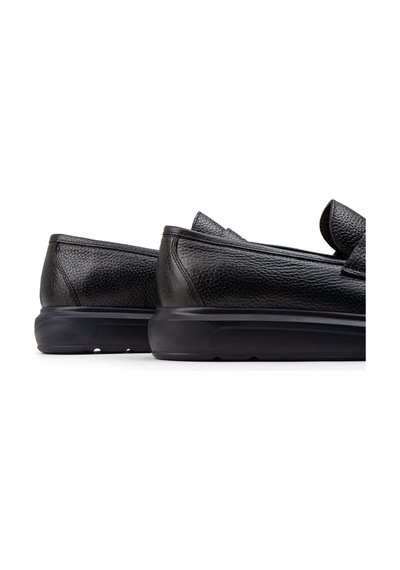 Deery Hakiki Deri Koyu Lacivert Comfort Erkek Loafer - 01564mlcvp17 Lacivert