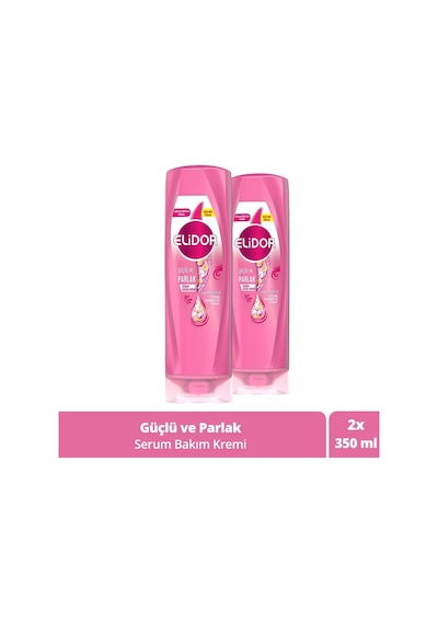 Elidor Güçlü ve Parlak Serum Saç Bakım Kremi 2 x 350 ML