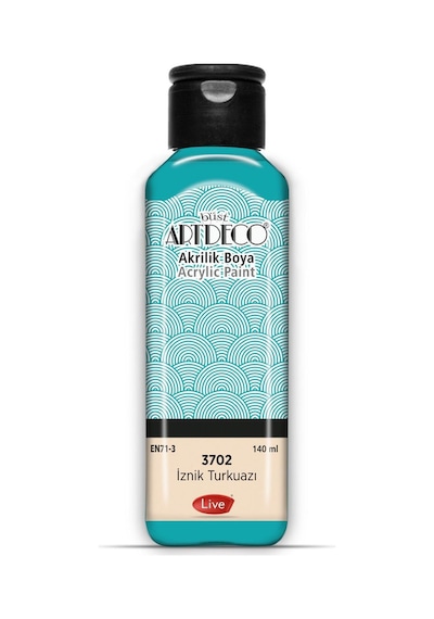 Artdeco Akrilik Boya 140 Ml Iznik Turkuazı 3702