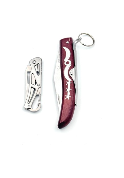 Halkalı Model 23 Cm Kamp Çakı Anahtarlık 13,5 Cm Çakı Çok Renkli