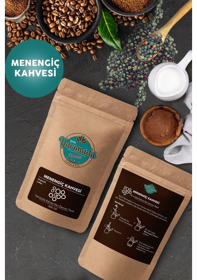 Tarihi Yarımada Kahvecisi Taze Çekilmiş Orta Kavrulmuş ve Öğütülmüş Menengiç Kahvesi 500 G